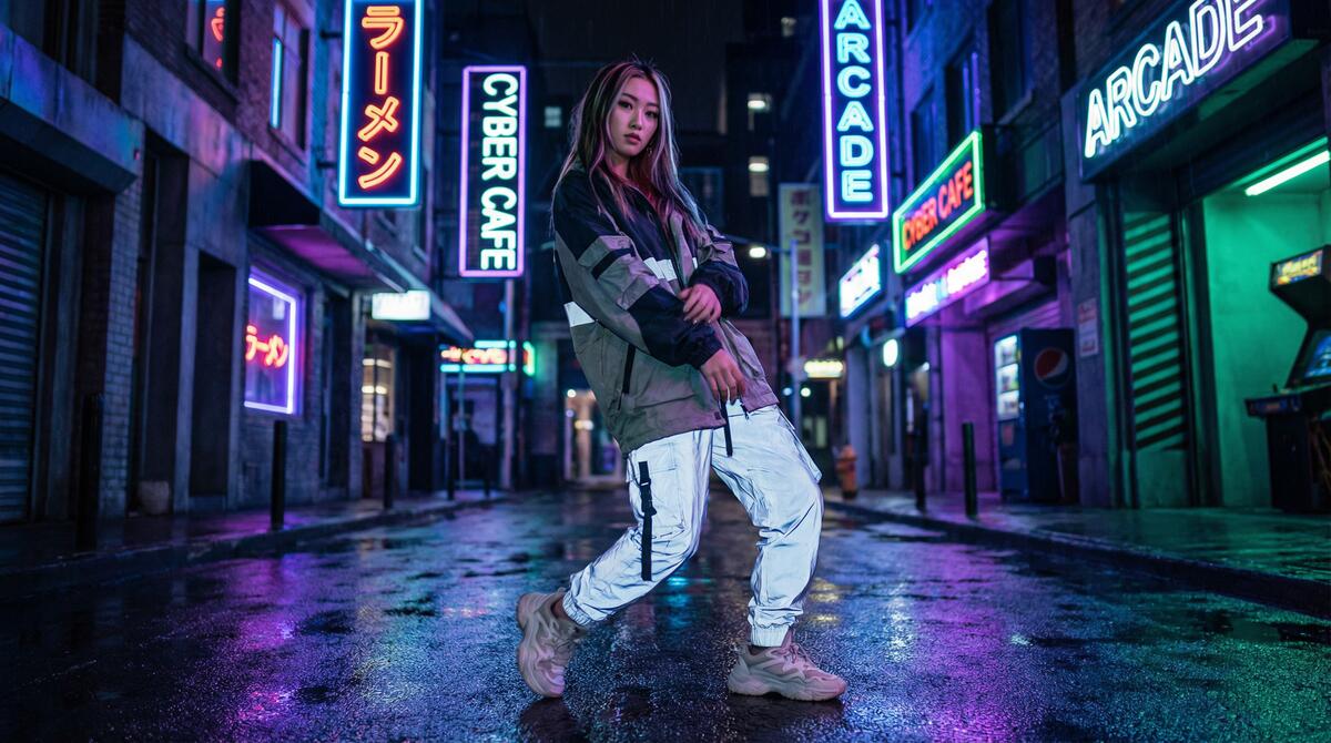 抖阴霓虹街拍短视频